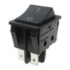 Włącznik ON-OFF klawiszowy R2101C5NBB1-NWA2 czarny bez podświetlenia, 16A, Canal