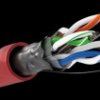 93269 Cat.5e network cable, F/UTP, CCA, 100 m, red