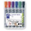 Staedtler 356 B WP6 Lumocolor Flipchart Marker 2-5mm 6 pcs Black-Blue-Red-Green