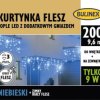 Lampki Bulinex 200led niebieskie 9,60m kurtyna sople flesz