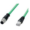Kabel Ethernet Cat5 długość 5m Z zakończeniem F Lutze Ltd PVC
