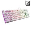 Sharkoon PureWriter RGB Wit | Bedraad Toetsenbord | QWERTY US