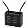 Kondensator silnikowy 2.5uF 450VAC CBB61 rozruchowy przewody