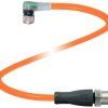 Pepperl+Fuchs 293716 Złącze konfekcjonowane czujnika/aktuatora V3-WM-E2-OR2M-POC-V11-G, piny: 3, 3, 2 m, 1 szt.