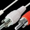 AI 3 WL 3.5-mm 4-pin jack plug on 2x cinch, 2.5 m