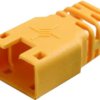 Cable grommet, cable Ø 6 mm, without detent lever protection, L 22.35 mm, plastic, yellow, 100001213