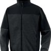 Bluza z siatki poliestrowej I tkaniny Softshell, kolor Szaro-Czarny, rozmiar: 3XL, BEAV2GR3X