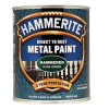 Hammerite 5092823 Direct to Rust Hammered Finish Metal Paint Dark Green 750ml