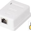Gniazdo sieciowe Renkforce KSV-ND10 RF-4473849, 1 Port, CAT 6, nadtynkowy