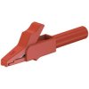 Stäubli 240157-22 SAGK4-K safety terminal CAT II red slim brass serrated jaw