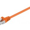 Kabel Patchcord CAT 5e F/UTP RJ45/RJ45 0,25m pomarańczowy
