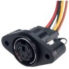 BKL 204027 6-Pin DIN Chassis Mount Socket