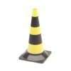 Perel Verkeerskegel geel/zwart - 50 cm
