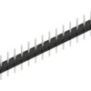 Pin header, 20 pole, pitch 2.54 mm, straight, black, 10057879