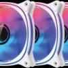 LC-CF-120-ARGB-KIT-W LC Power ARGB fan set of 3, 120 mm, white, with controller hub