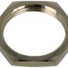 Nakrętka; M19x1; M19; 1; 3mm; 3mm; mosiądz niklowany