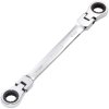 Draper 27747 HI-TORQ® Flexi Head Double Ring Ratchet Spanner 14x15mm