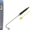 Termometr typu K VOLTCRAFT K101 + TP 206 VC-10514140, -200 - +1370 °C, Kalibracja (ISO)