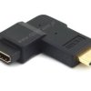 Przejściówka HDMI Wtyk Gniazdo Strona Prawa