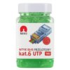 Wtyk Modularny Rj45 8P8c Kat.6 Nieekranowany Utp Uniwersalny Drut Linka...