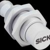 Czujnik zbliżeniowy M18 Indukcyjny 15 mm SICK Niewpuszczany 10 → 30 V DC długość 52mm Gwintowany