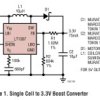 Single Cell Micropower 600kHz PWM DC/DC Converters