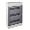 Rozdzielnica natynkowa 54 modułowa 3x18M drzwi transparentne IP40 SRn-54 (3x18M) (N+PE) 1.54 ELEKTRO-PLAST