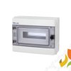 Rozdzielnica hermetyczna natynkowa 12 modułowa 1x12M drzwi transparentne 1000V DC IP65 RH-12 36.12 ELEKTRO-PLAST