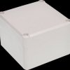 Industrial housing, 82 x 80 x 55 mm, IP65, light gray