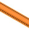 PCB terminal, 22 pole, pitch 5 mm, AWG 26-12, 20 A, screw connection, orange, 1251410000
