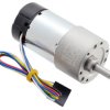 Pololu 50:1 Metal Gearmotor 37Dx70L mm 24V with 64 CPR Encoder (Helical Pinion)