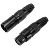 Omnitronic 30200097 XLR plug for audio connections robust durable design