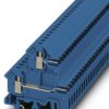 Double level terminal, screw connection, 0.2-4.0 mm², 1 pole, 10 A, 4 kV, blue, 2770286