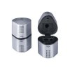 Faber-Castell 183800 Triple hole canister sharpener Silver Container version=Tin