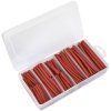 Sealey HST501R Heat Shrink Tubing Assortment 50 & 100mm 180pc - Red