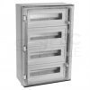 Rozdzielnica hermetyczna natynkowa 4x16 modułów IP65 ABS (400V) 400x600x200mm szara z przezroczystymi drzwiami NEKU
