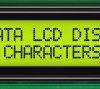 Wyświetlacz alfanumeryczny LCD, , Alfanumeryczny, podświetlanie LED, Fordata