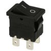 Przełącznik; klawiszowy (kołyskowy); MR6-212C5W-NBBB-1ANC; ON-OFF; 2 tory; czarny; bez podświetlenia; bistabilny; konektory 4,8x