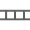 SIMON 55 Ramka 4 poczwórna LINE grafitowy mat TR4/116 KONTAKT SIMON
