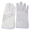 ESD Polyester Spotted Antistatic Gloves - Size L - Large