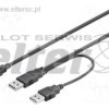 Kabel USB - miniUSB -USB 0,6m
