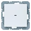 KNX Przycisk pojedynczy płaski RF quicklink biały mat S.1/B.3/B.7 85655288