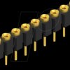 MK 01 9 G Socket, 1-row, 1 x 9 - 2.54 mm