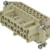 Gniazdo; Han E; 09330162711; 16 torów; 16B; poliwęglan; proste; śrubowy; 16A; 500V; szary; srebrzone; 0,75÷2,5mm2; Harting; RoHS