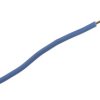 Przewód; silikonowy; SIF; 1 żyła; linka; Cu; 0,50mm2; niebieski; silikon; ciepłoodporny; bezhalogenowy; -60...+180°C; 300/500V;