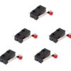 Opencircuit 5A Micro limit switch with roller - 5 pcs