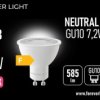 Żarówka LED GU10 38 7.2W 585lm 4000K klasa F Forever Light