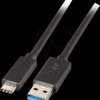 K5282-3ASW.1 USB 3.0 cable, C connector to A connector, 1 m