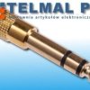 Adapter przejściówka gniazdo jack 3,5 / wtyk 6,3