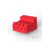 TE Connectivity 3-640428-4 Closed Female Connector 4P 22AWG Red Unshrouded